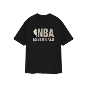 Fear of God Essentials NBA Black Grey Summer Shirt