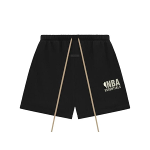 Fear of God Essentials NBA Black Grey Summer Shorts
