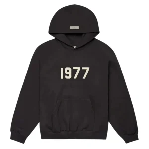 Fear of God Essentials 1977 Iron Black Hoodie