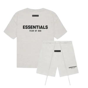 Fear of God Essentials Light Oatmeal Summer set