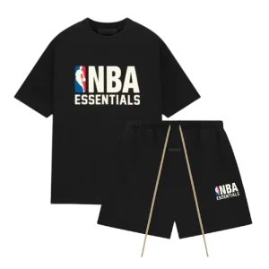Fear of God Essentials NBA Black White Summer set