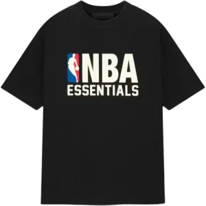 Fear of God Essentials NBA Black White Summer Shirt
