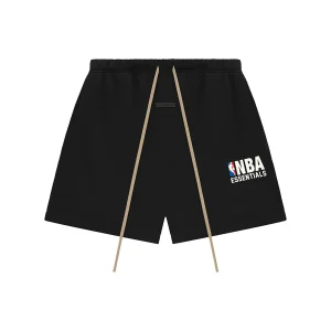 Fear of God Essentials NBA Black White Summer Shorts