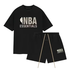 Fear of God Essentials NBA Black Grey Summer set